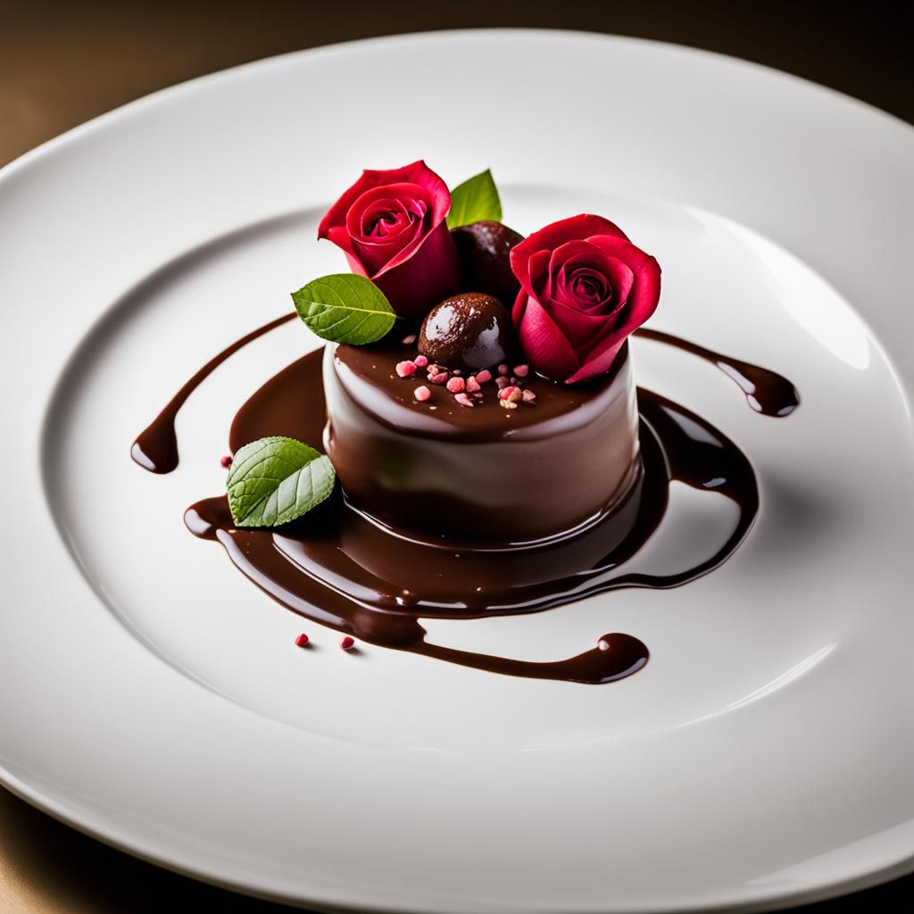 Nouvelle Cuisine Chocolate & Roses
