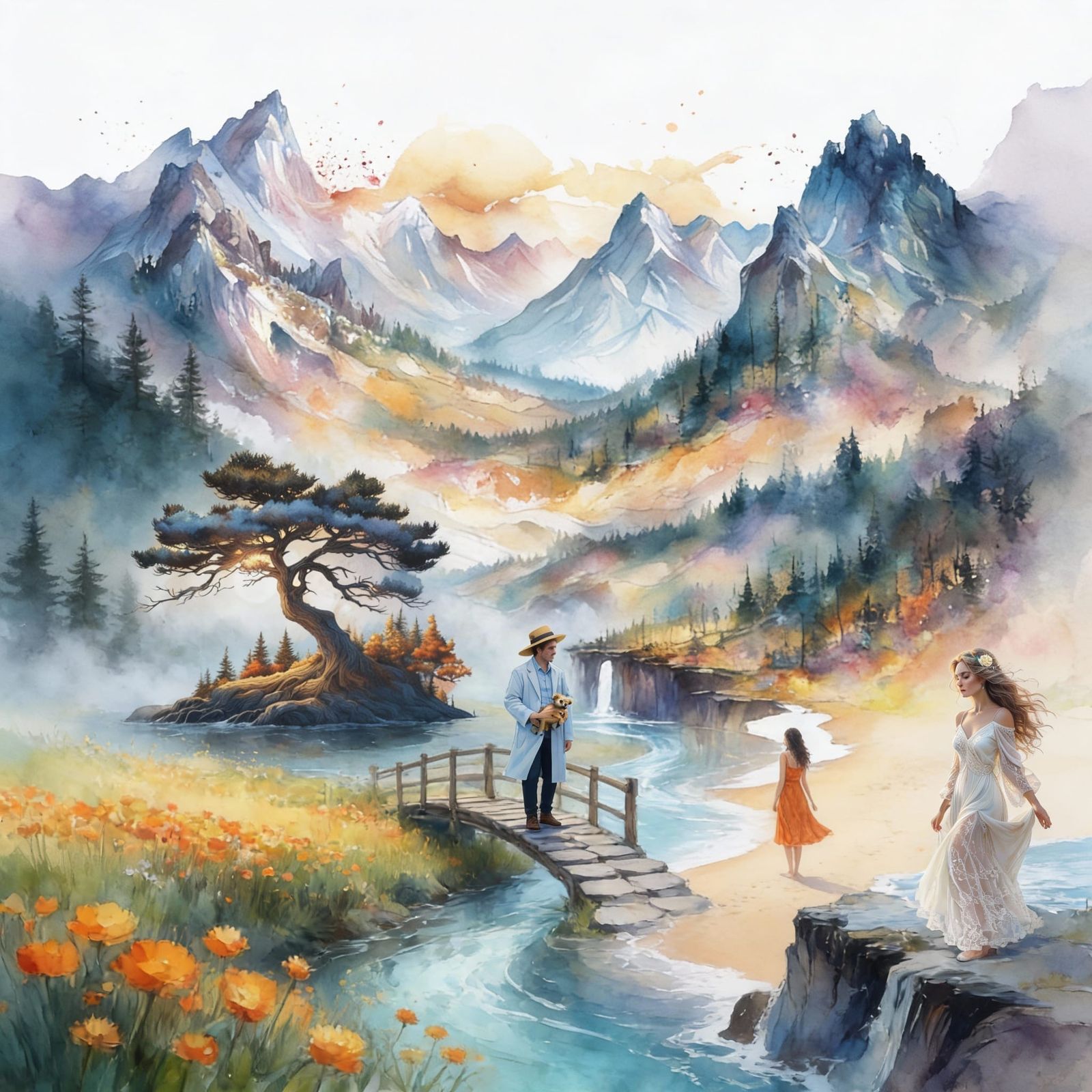 AI Art Collage: 2025 Highlights