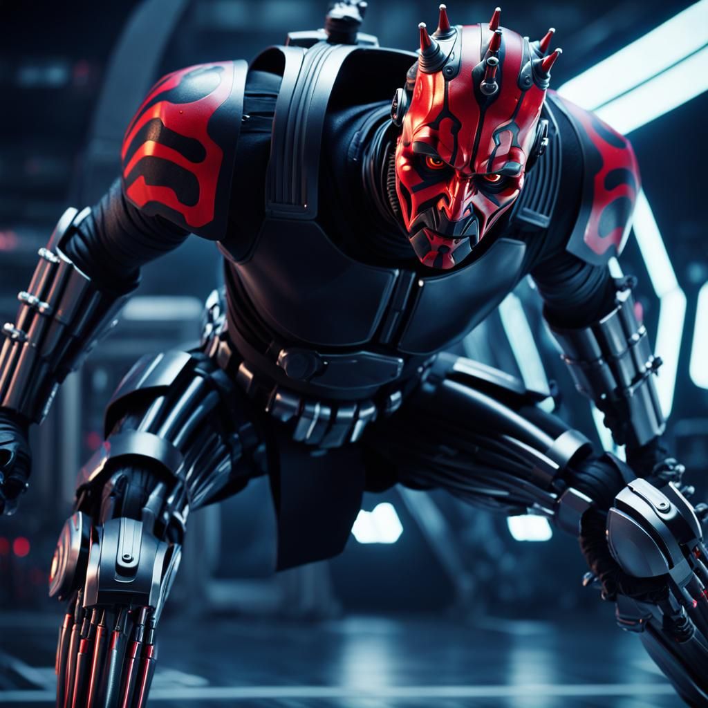 Maul with his Cybernetic Hips and Legs
