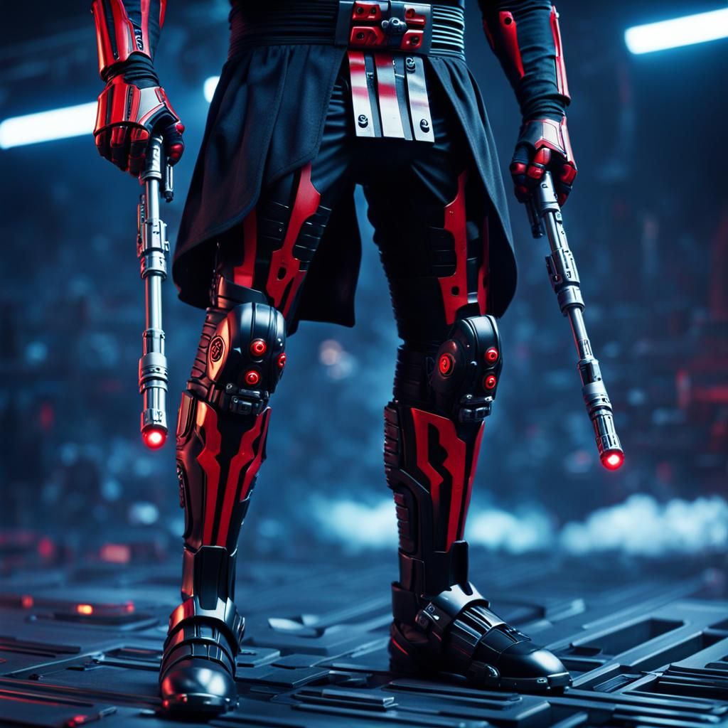 Maul with his Cybernetic Hips and Legs