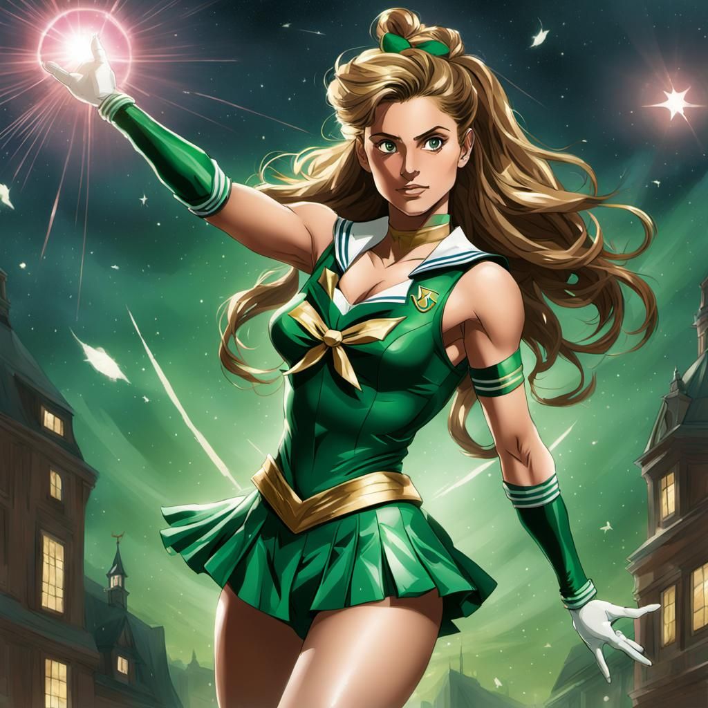 Sailor Jupiter Digital Art Illustration