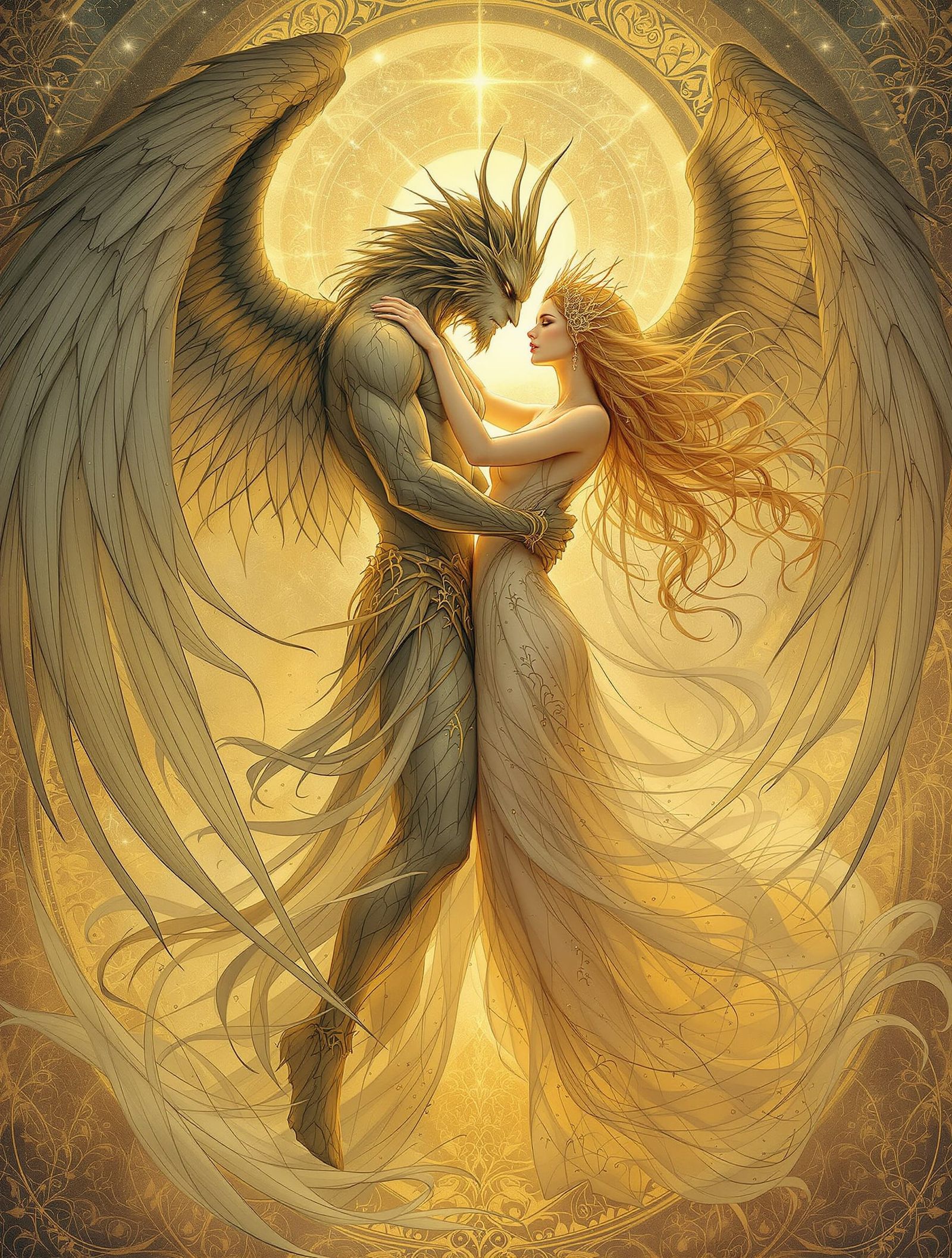 Sacred Love Dance: Angelic Beast & Divine Feminine