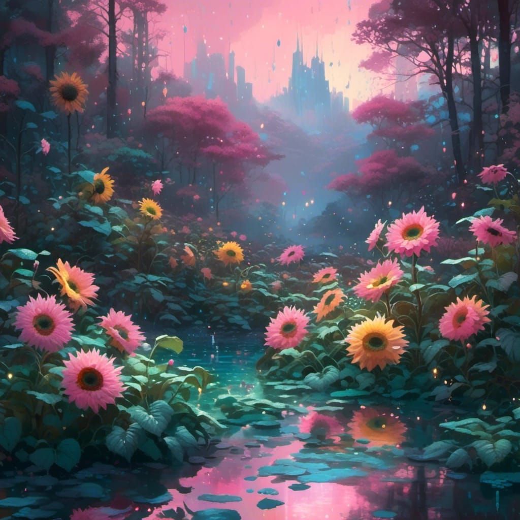 Enchanted Twilight Garden