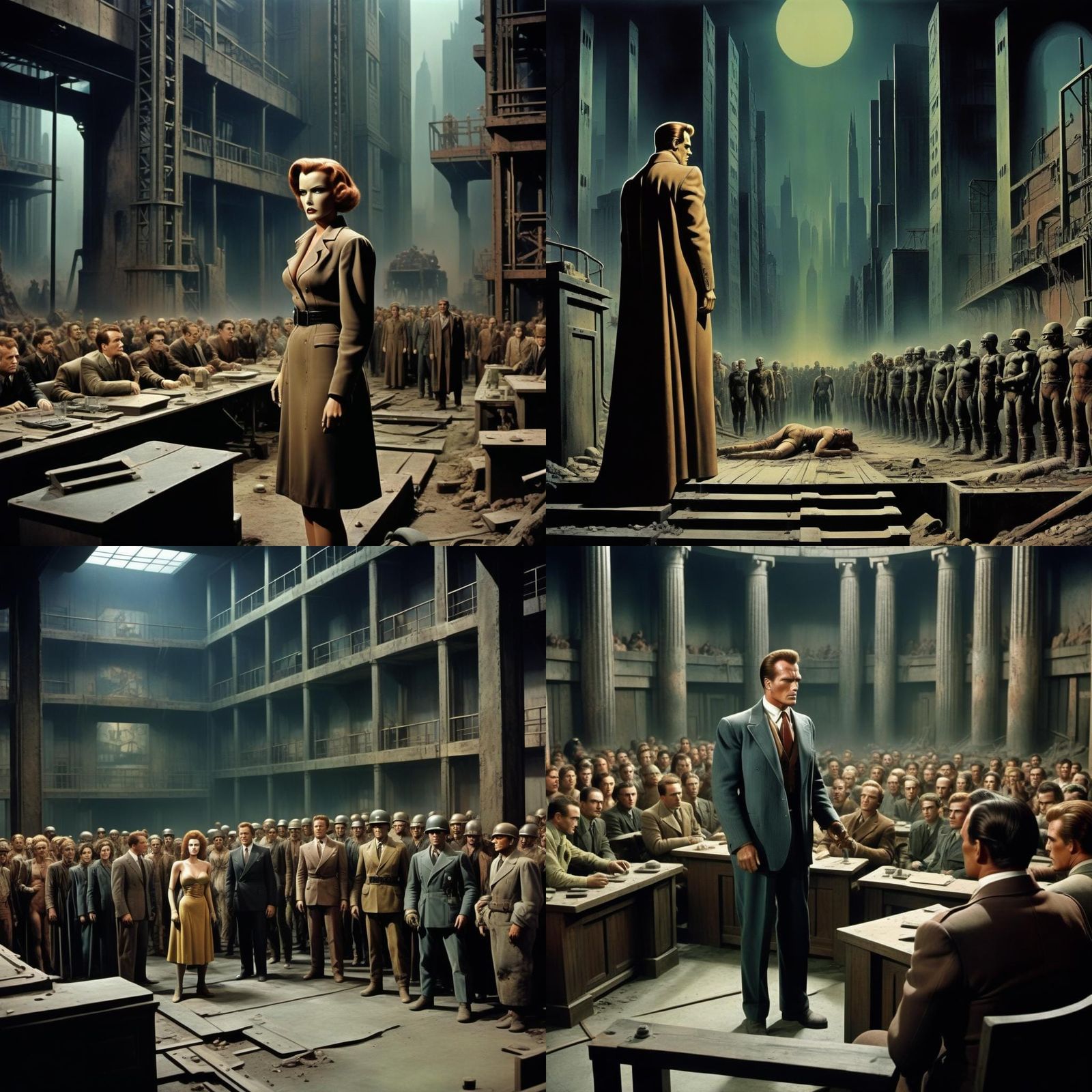 Dystopian Metropolis Inspired by Fritz Lang