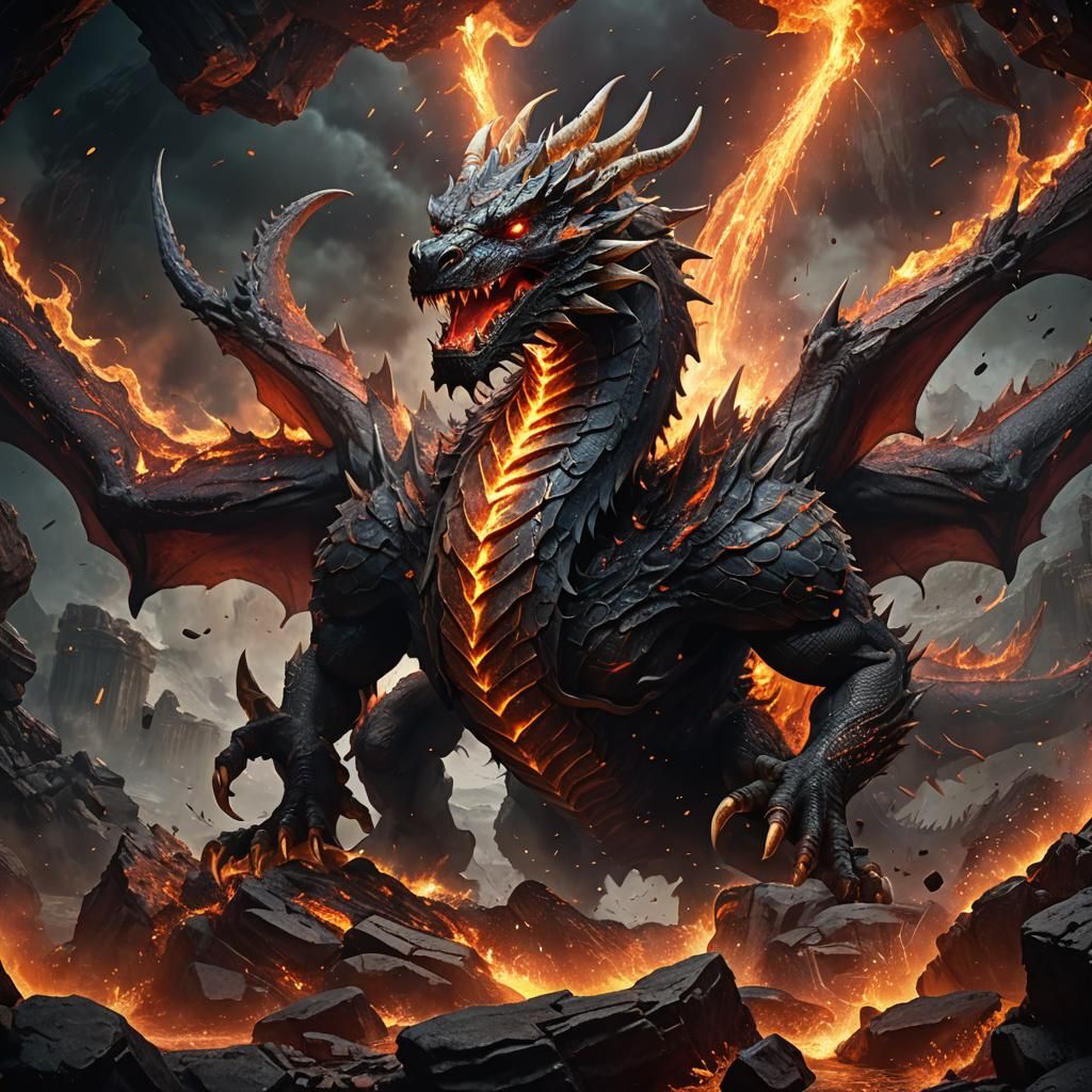 Ancient Dragon Erupts From Earth's Core