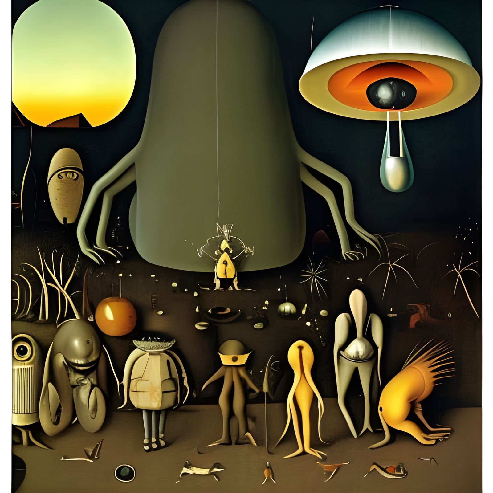 Alien Landscape in Style of Classic Masters