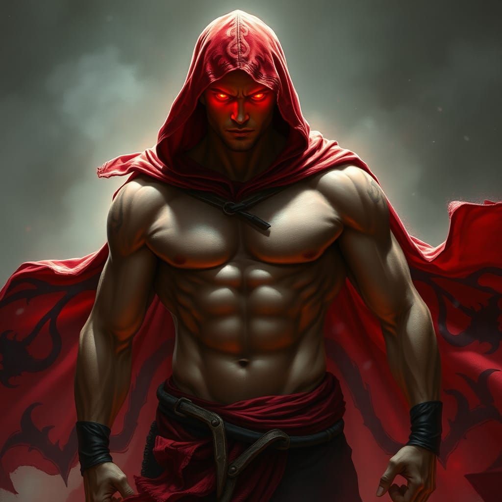 Heroic Demon Hunter in Mystical Mist