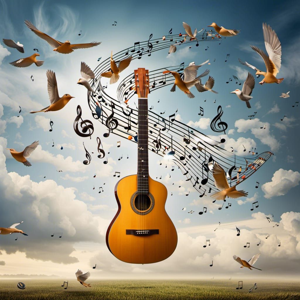 Surreal Music: Notes Transform into Birds