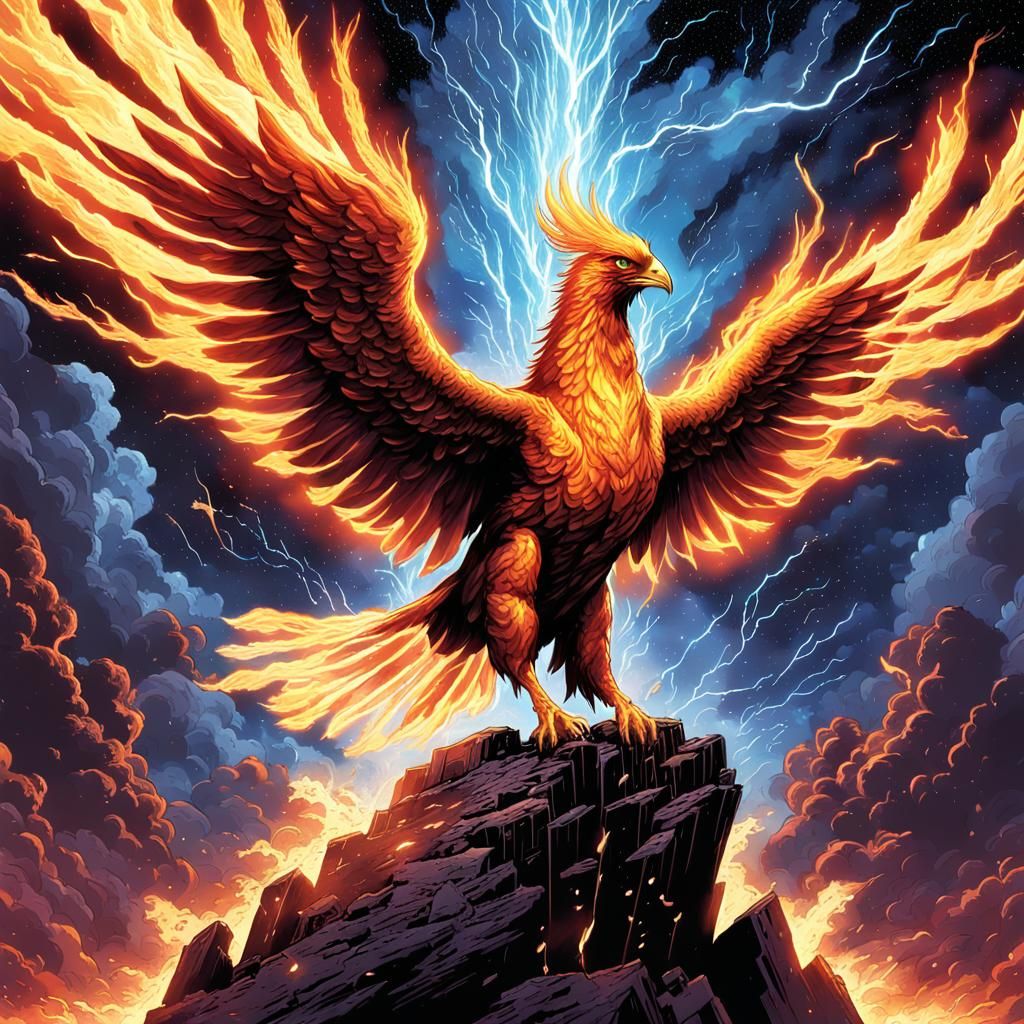 Phoenix Rising from Digital Ashes in Comic Art