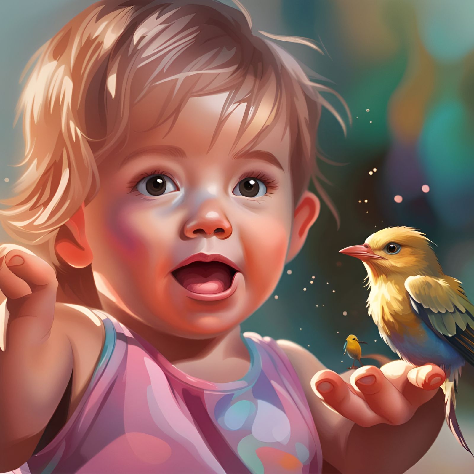 Happy toddler