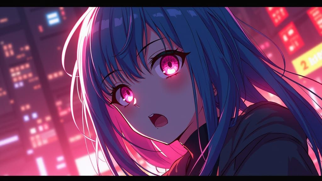 Vibrant Manga Scan in Studio Trigger Style