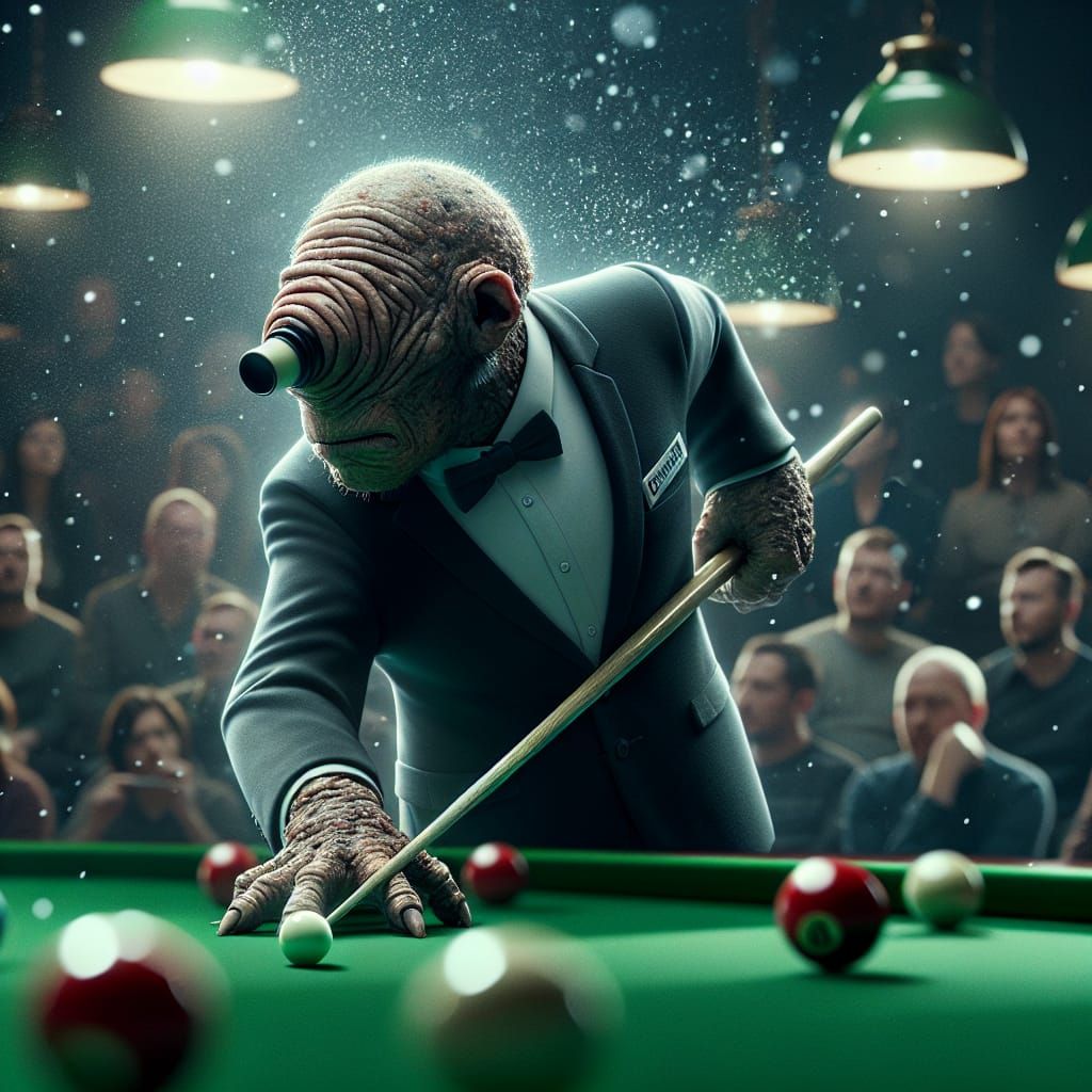 Formal Cyclops Dominates Snooker Championship