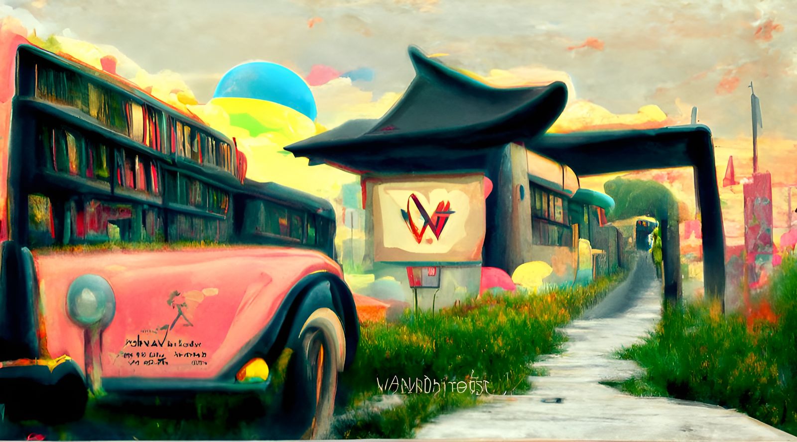 Vorticism Street Art: Those Who Wander