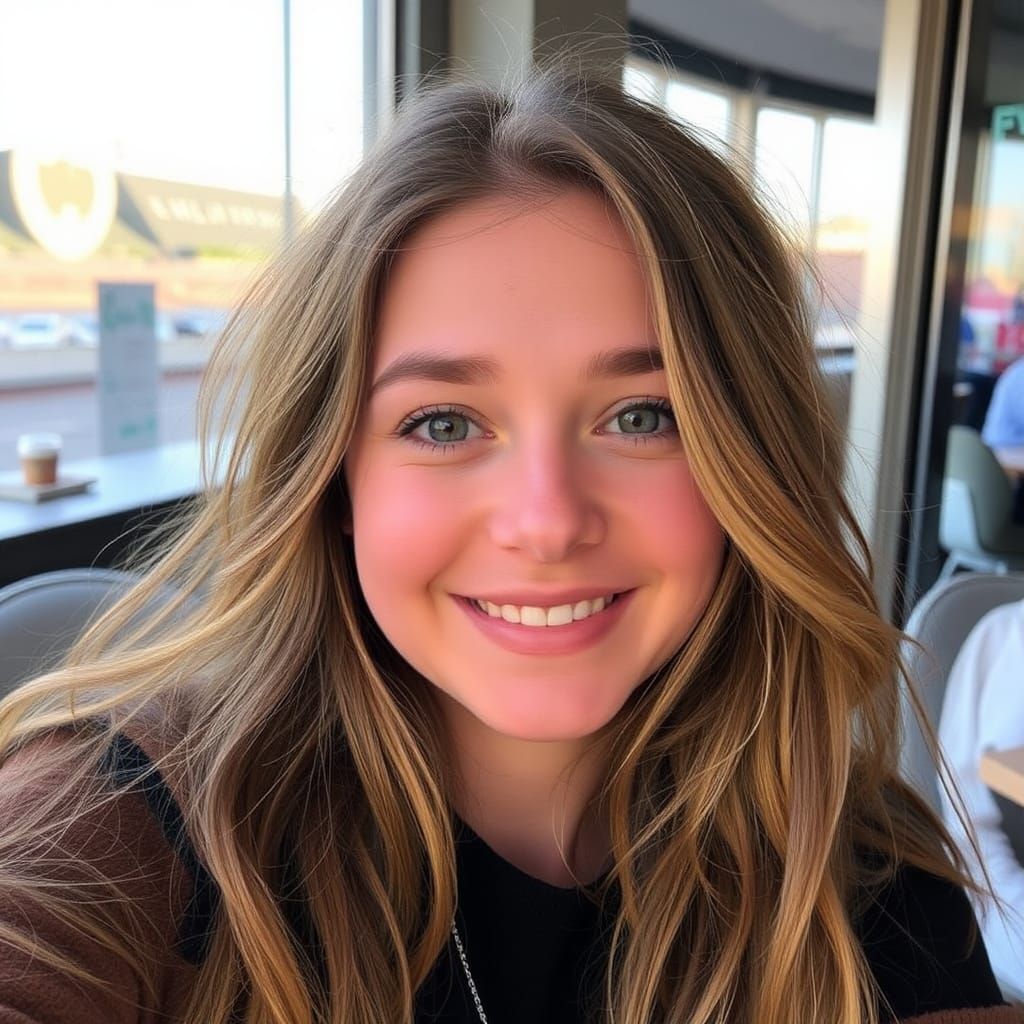 Simple AI Image of Text 'Like 4 Follow'