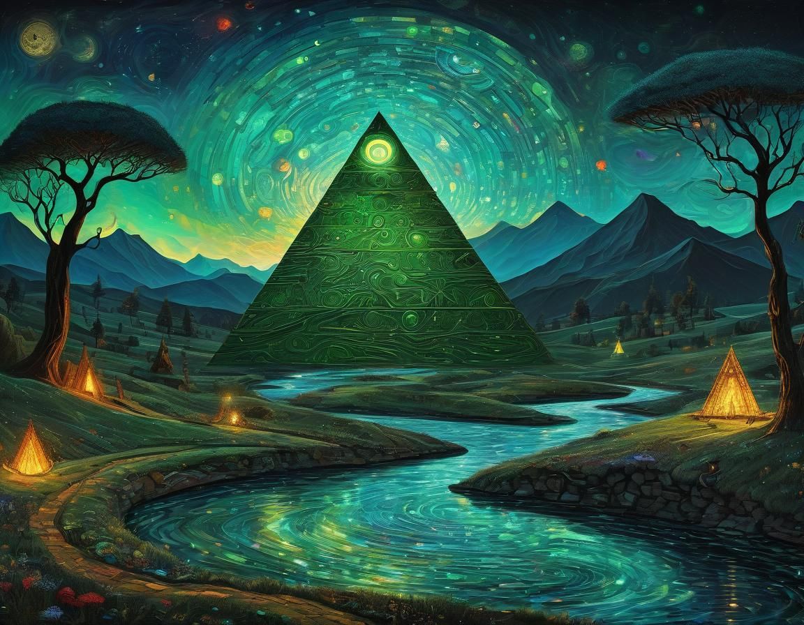 Cosmic Grim Reaper at Steampunk Vortex: Klimt and Picasso St...