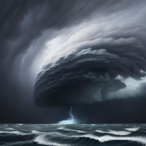 The Storm of the Decade: AI Generated Image