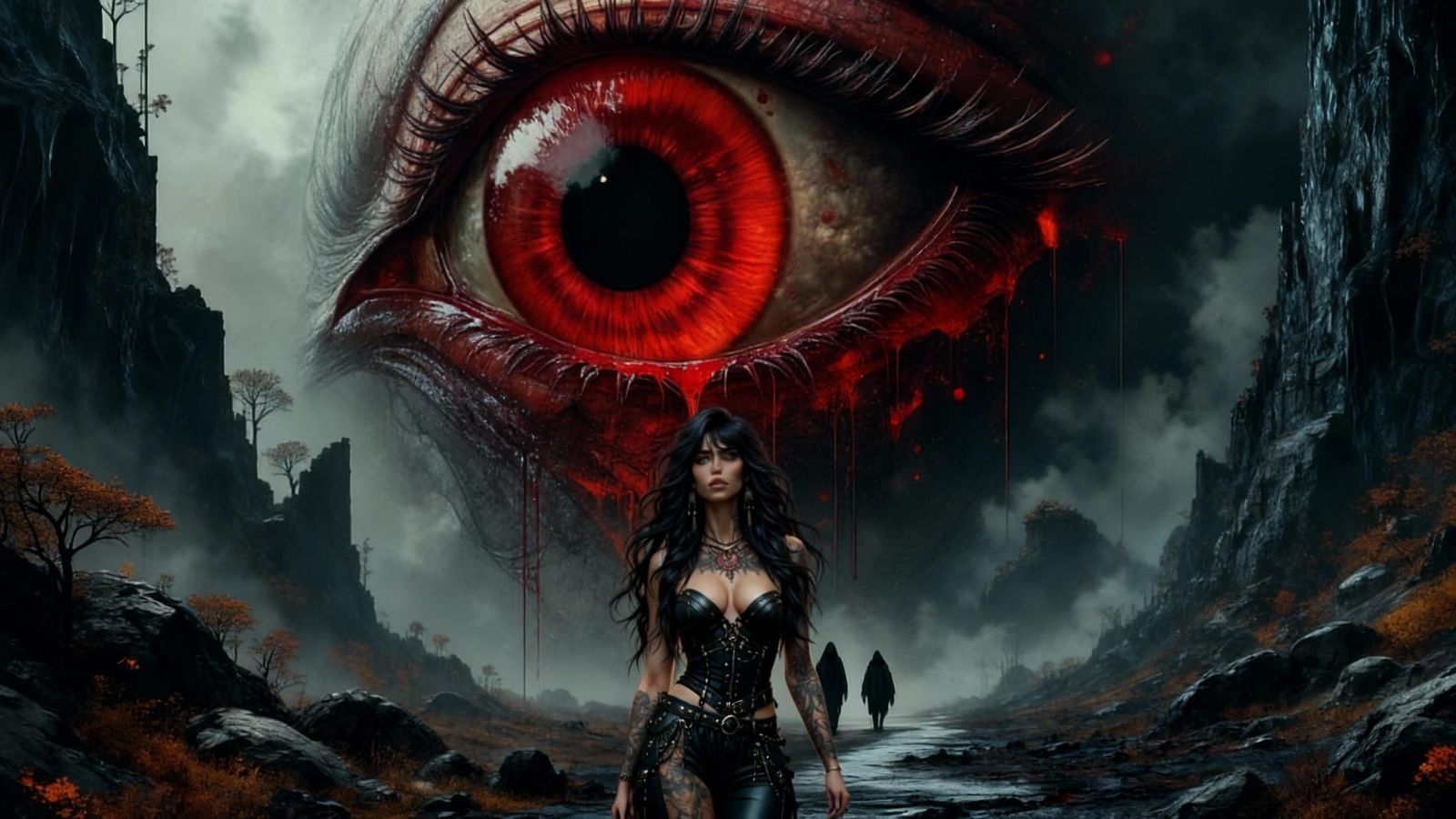 Mysterious Eye of the Sorceress in Agent Provocateur Style
