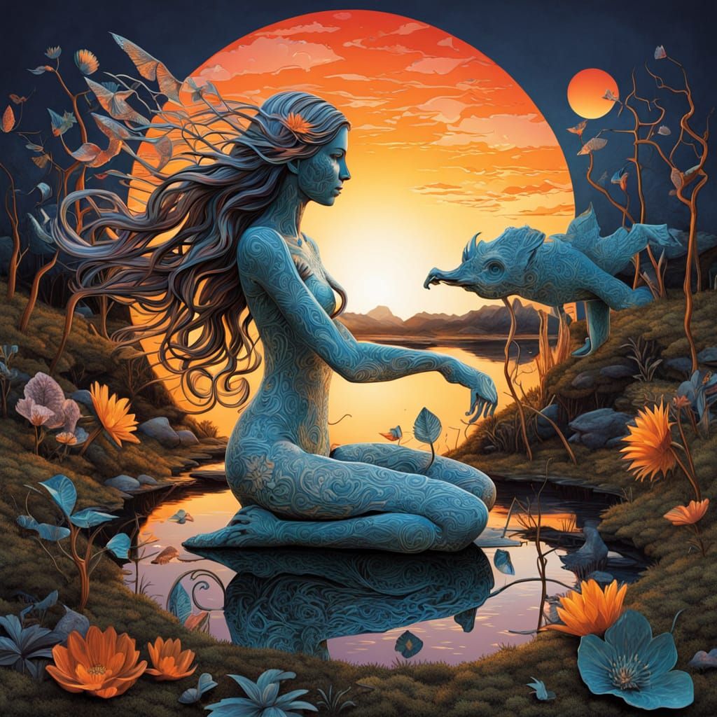 Surreal Dreamscapes Emerge from Cosmic Connection