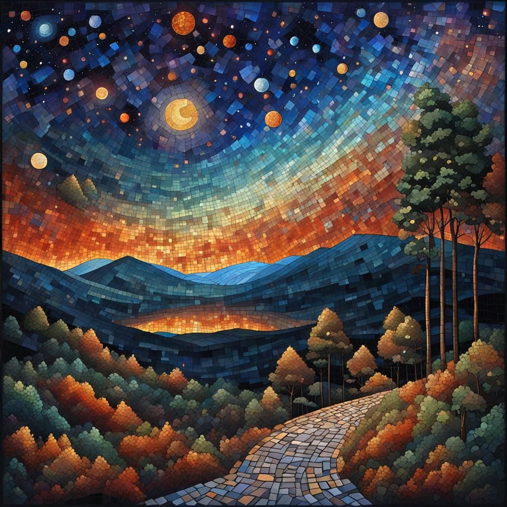 Intricate Mosaic of Rich Milky Way Landscape