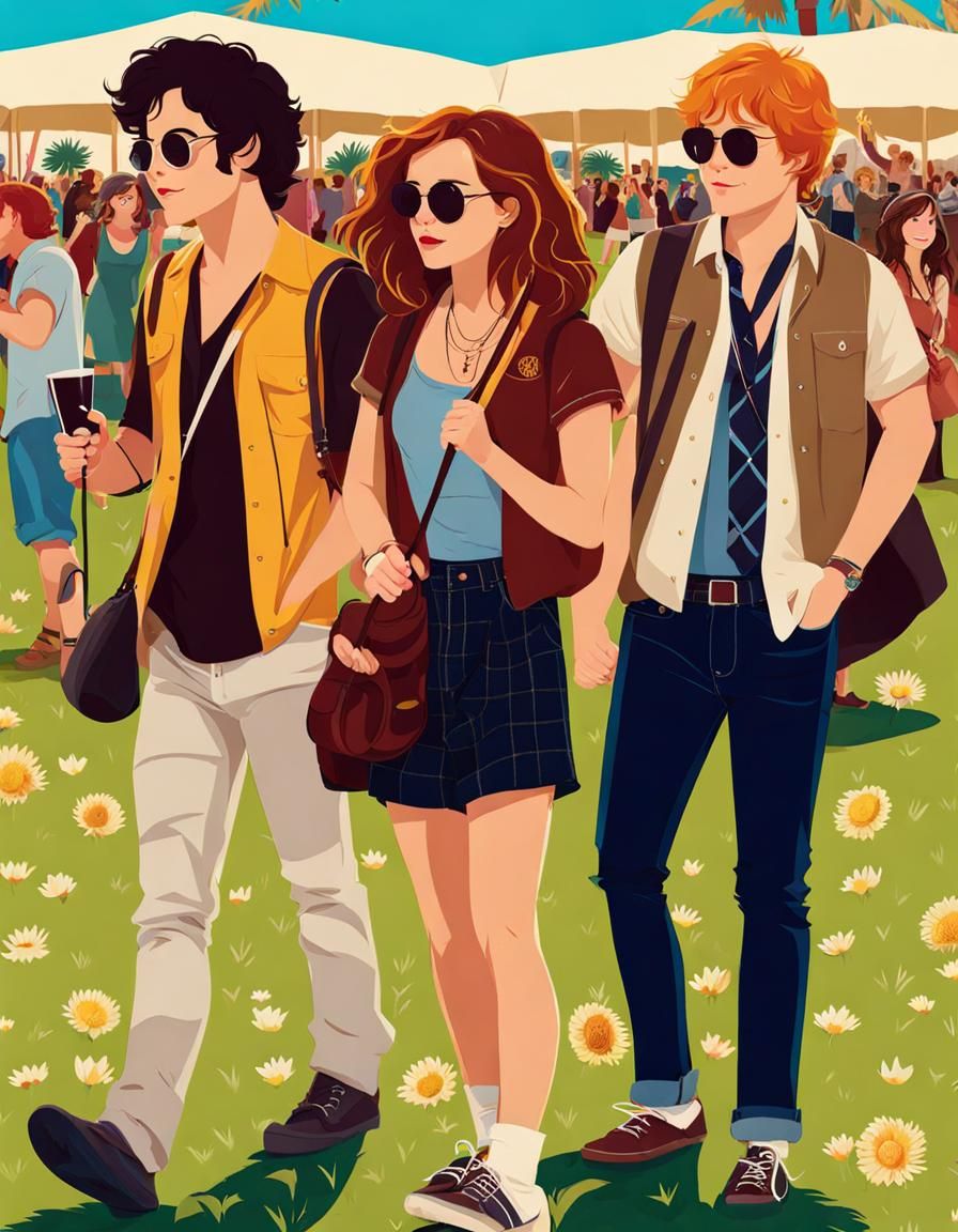 Harry Potter Crew at Coachella