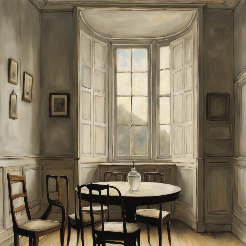 Glass of Milk in Warm, Golden Light