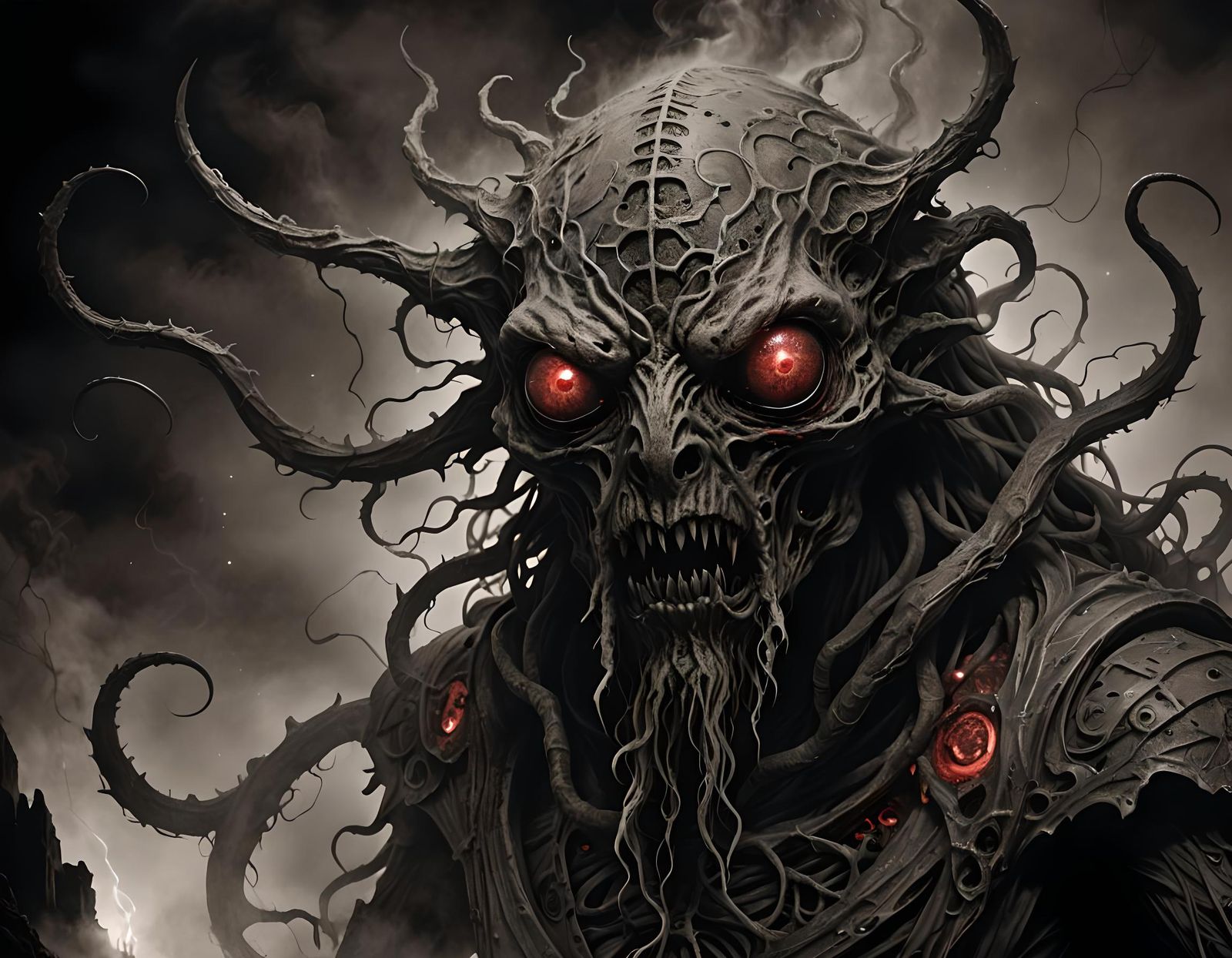 Terrifying Nightmare in 1980s Horror Style