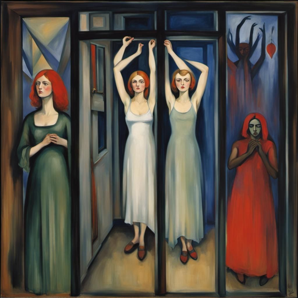 Celtic Goddess Echoing Through Broken Windows