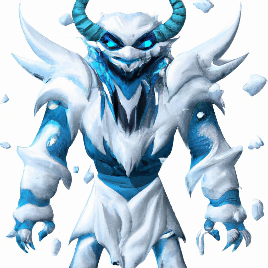 Majestic Ice Demon of Winter
