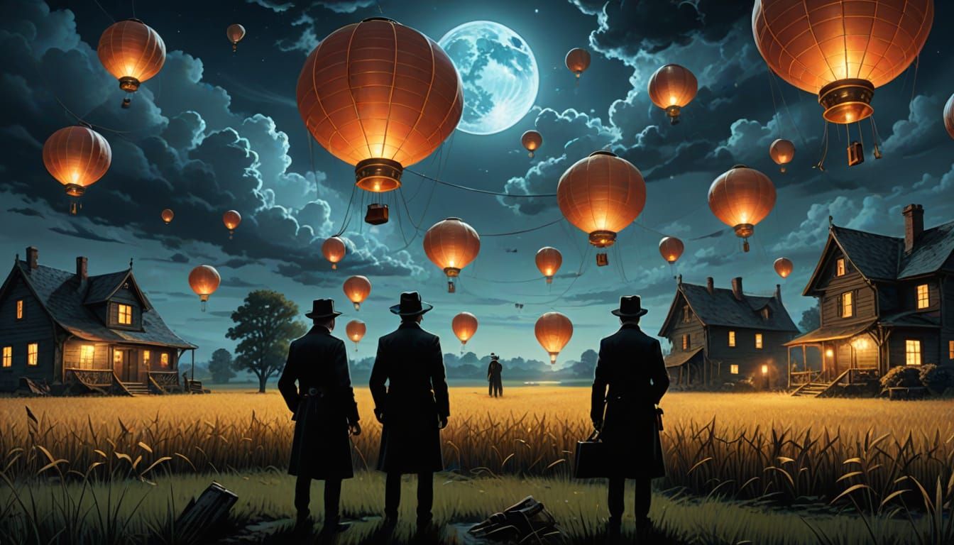 MIB Agents Discover Glowing Sky Ships in 19th Century