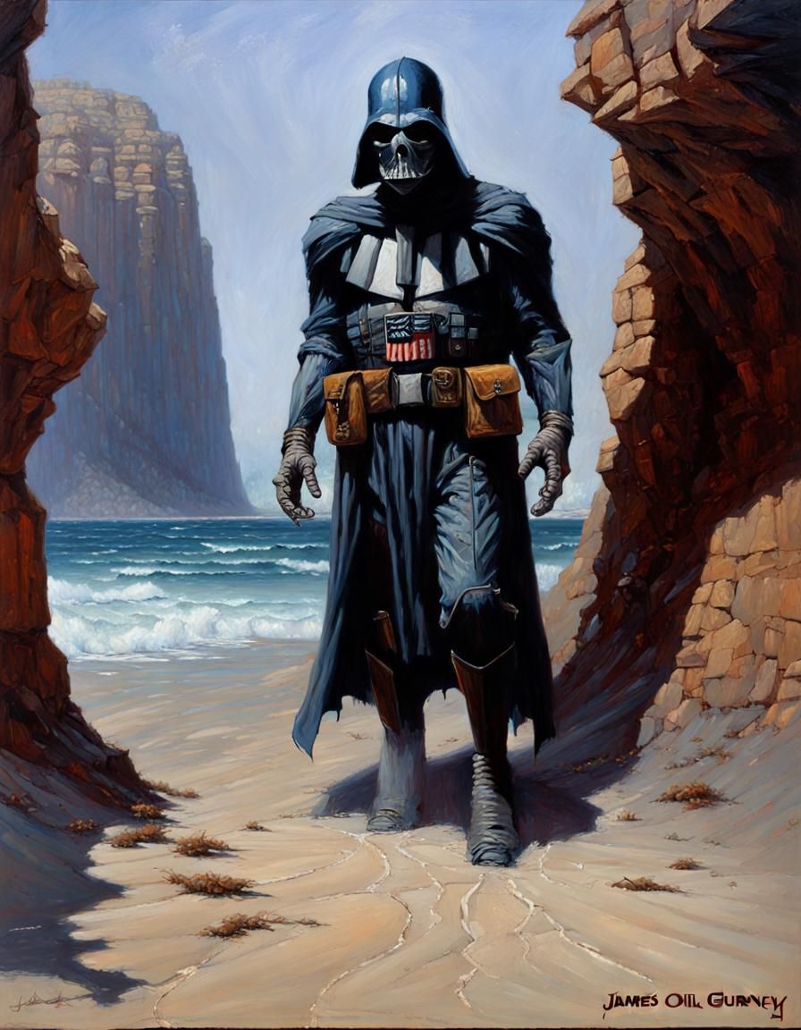 Surreal Oil Painting: The Embodiment of Fear