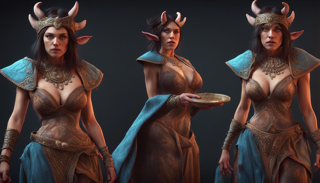 Circe Transforms Man Into Pig, 3D Game Art