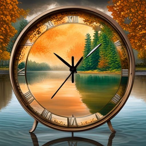 Time goes by on still waters