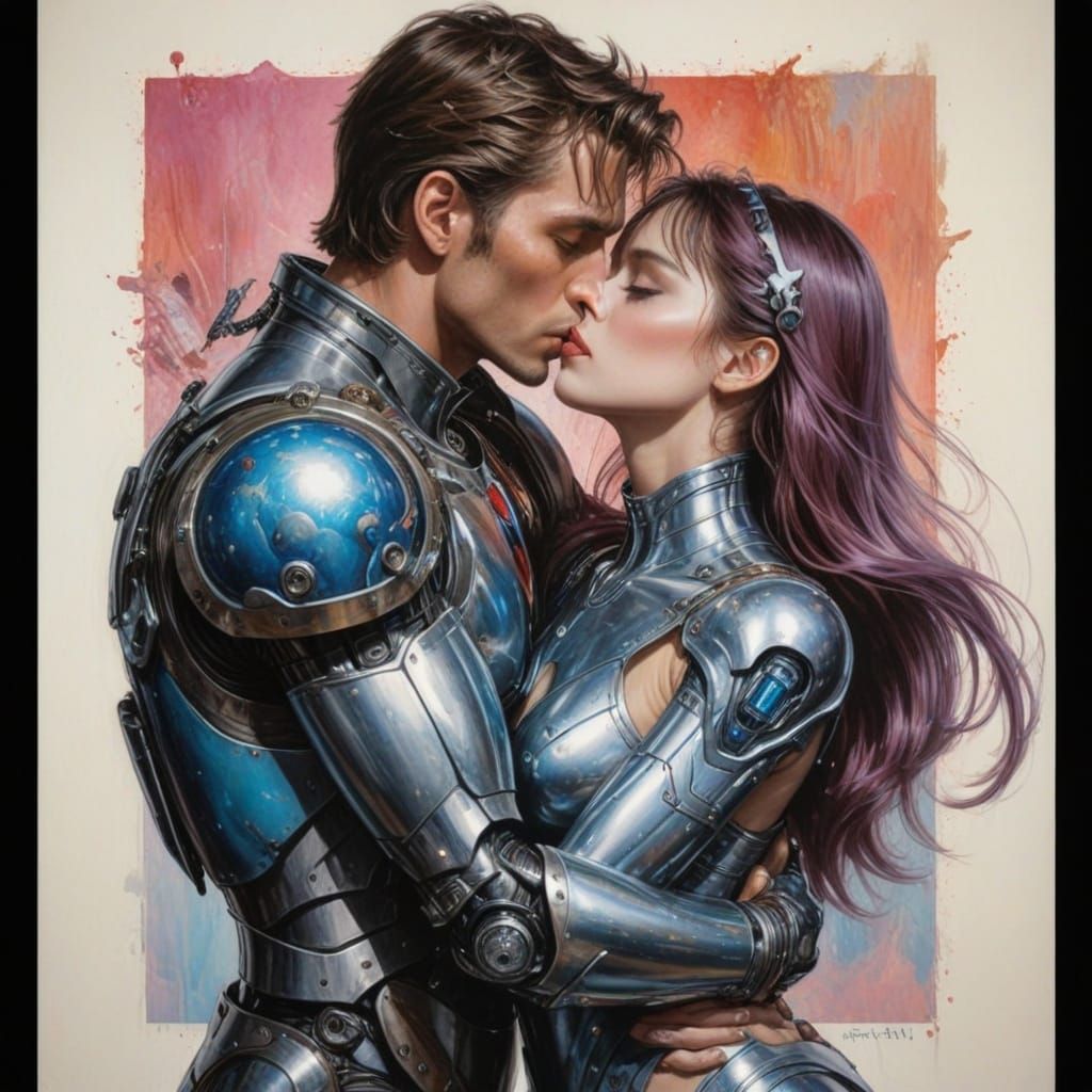 Love in Cyberpunk Splendor