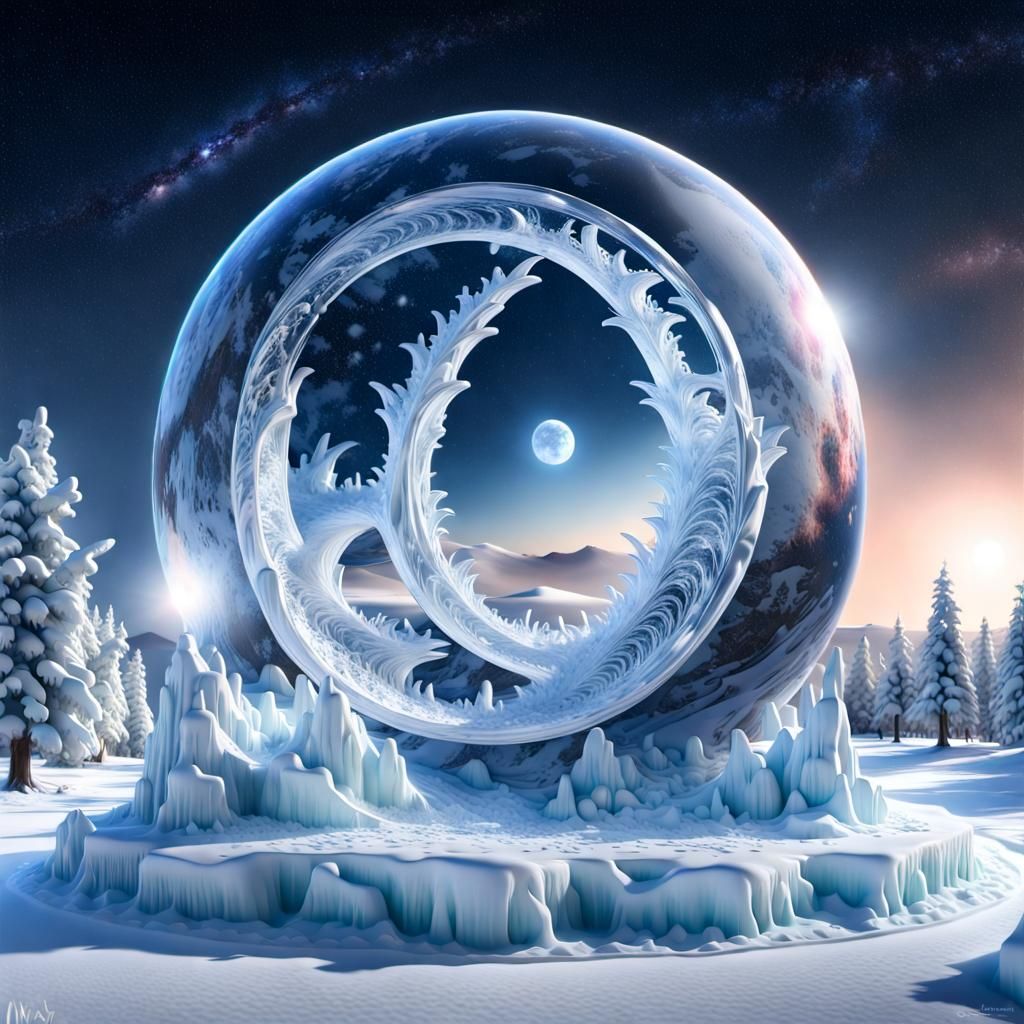 Crystal Cosmos: The Frozen Garden of the Universe