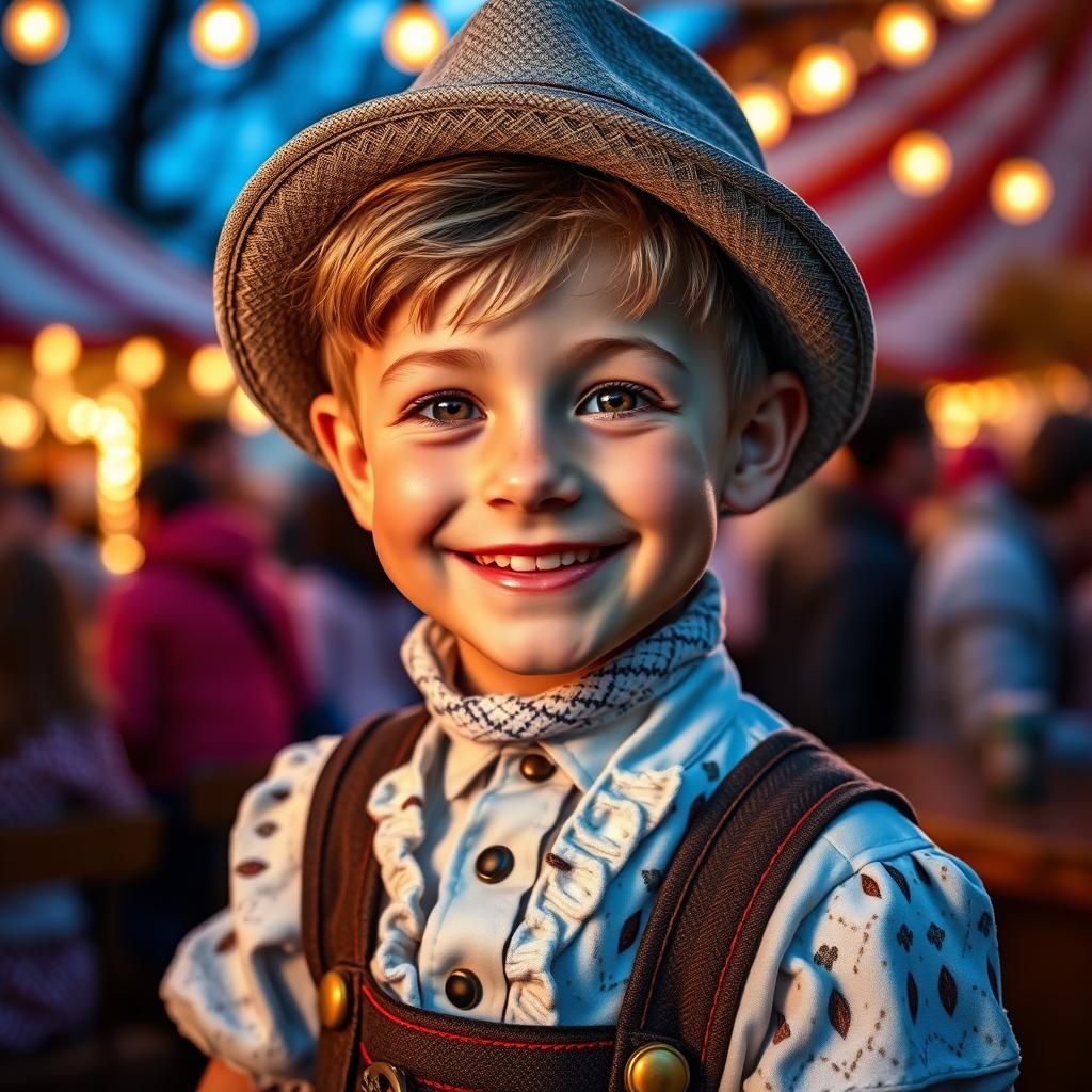 Oktoberfest Portrait in Fine Art Style