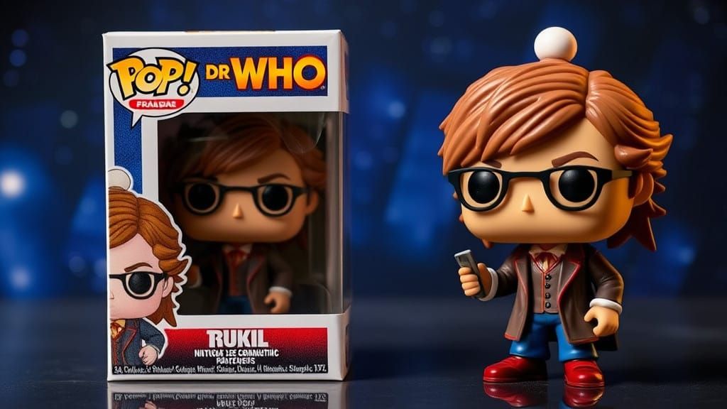 Funko Pop Dr. Who in a Vintage Masterpiece Style