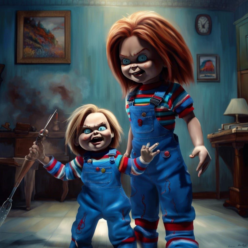 Blue Fairy Awakens Chucky with Magic Wand