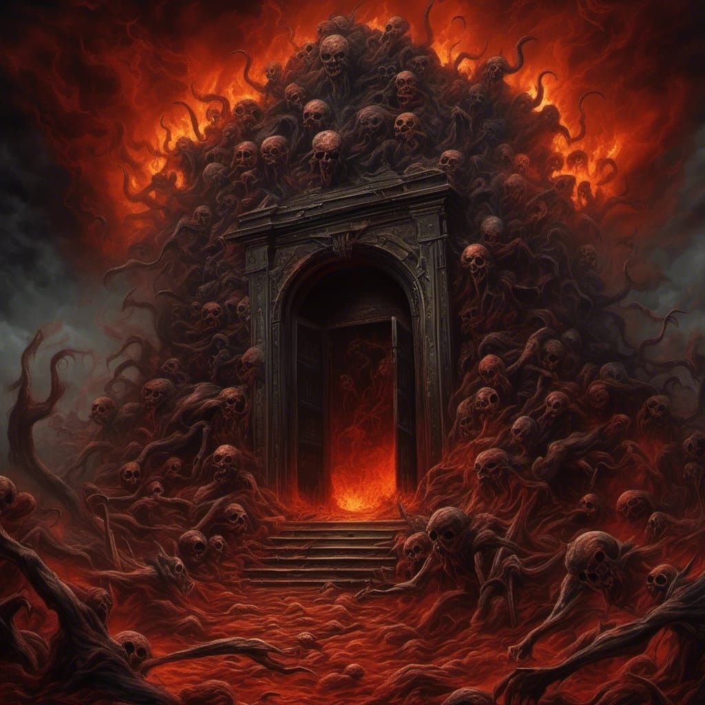 Infernal Gateway: A Psychedelic Horror Vision