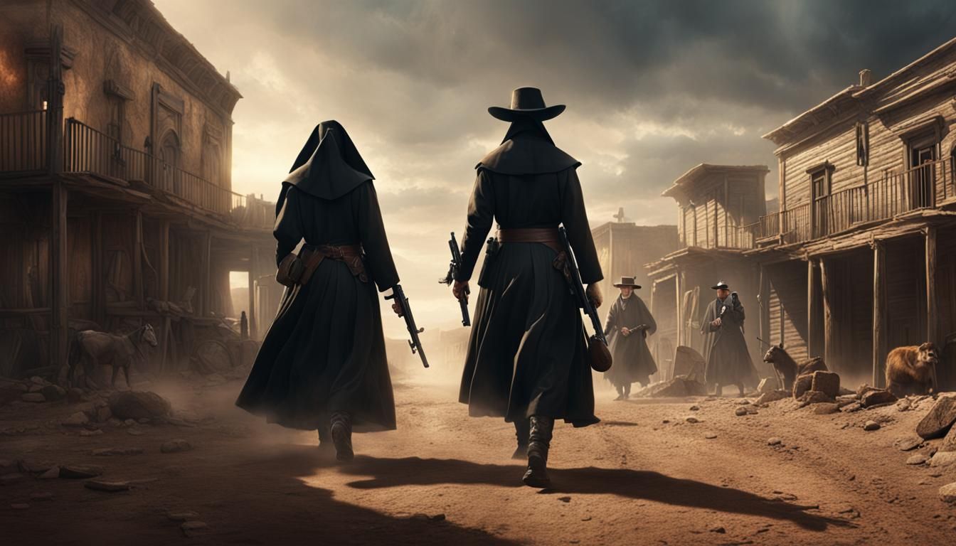 Even nuns have gun fights in the wild West
