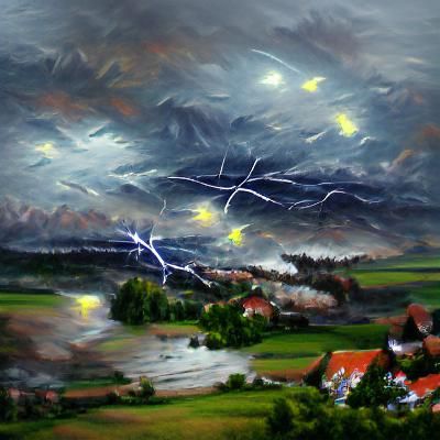 Lightning Storm in the Praires