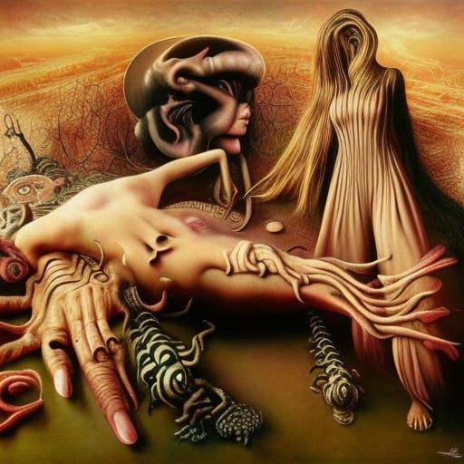 Otto Rapp's Alternate Reality: A Gothic Oil Painting