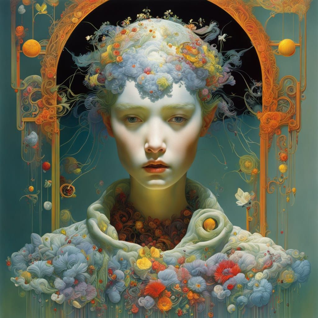 Psychedelic Retro-Futurism Inspired by Master Artists