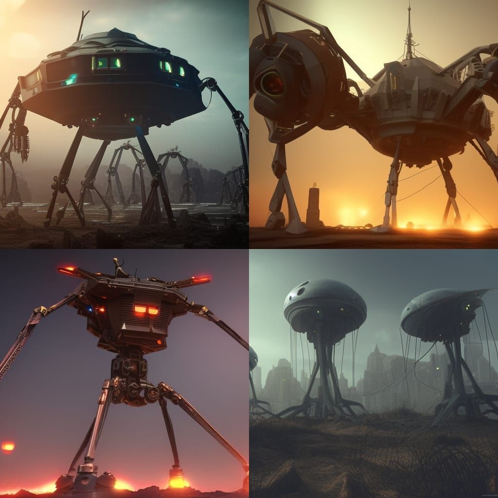 War of the Worlds Tripod: Cinematic Sci-Fi Render
