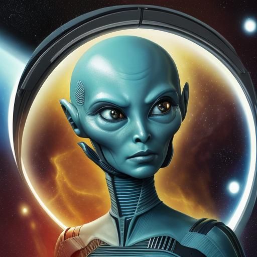 Star Trek Alien Commander Portrait