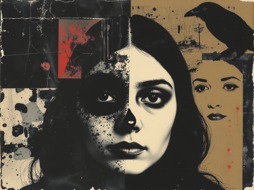 Dia de los Muertos Carnival in Klimt Pop Art