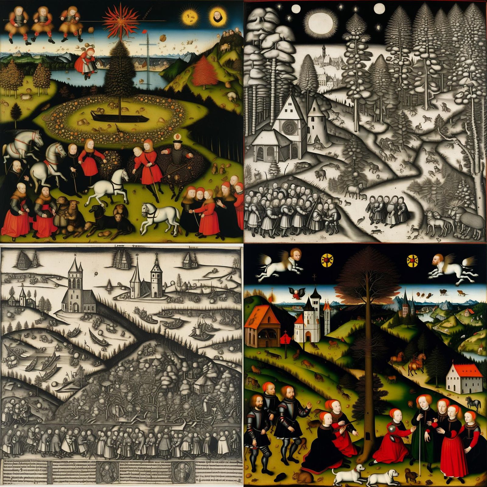 Renaissance Portrait in the Style of Cranach