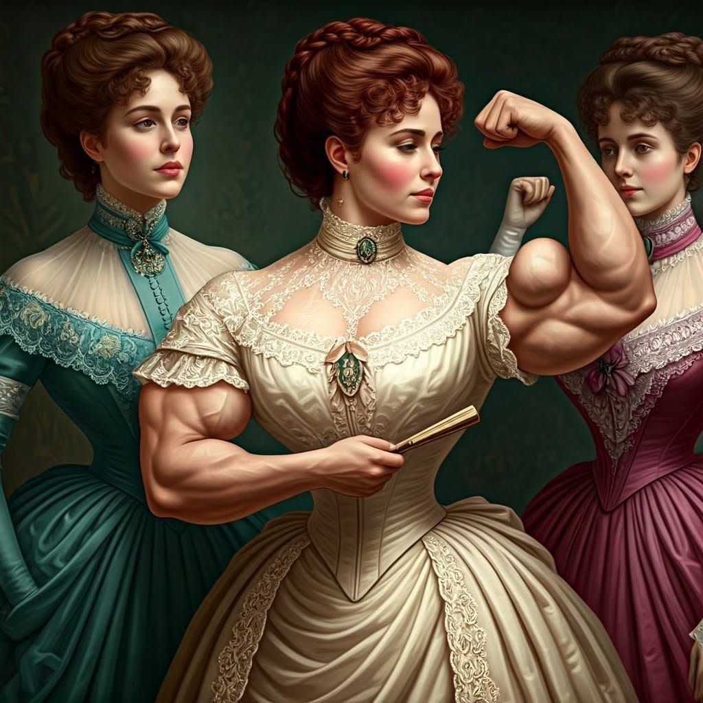 Victorian Lady's Bicep Exposed in Embarrassing Scene