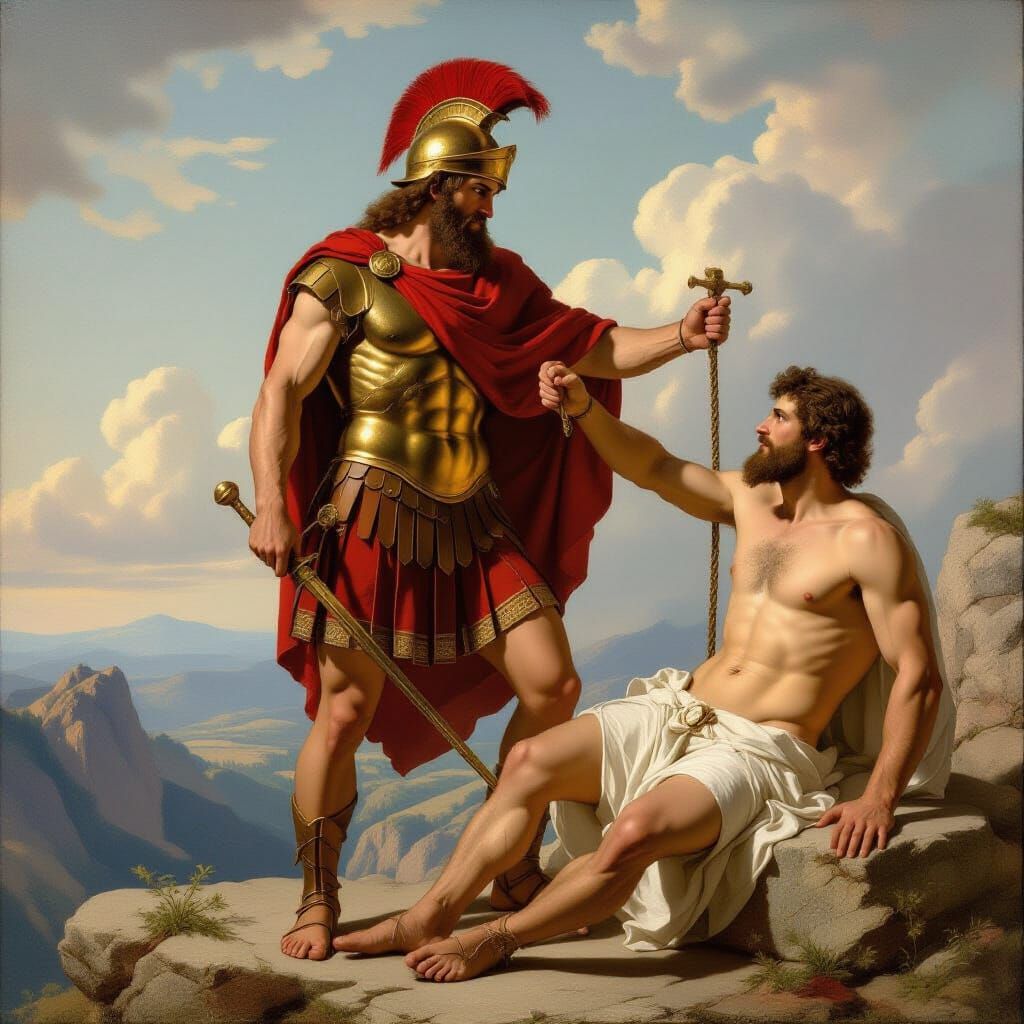 Hercules Rescuing Prometheus: Neoclassical Art