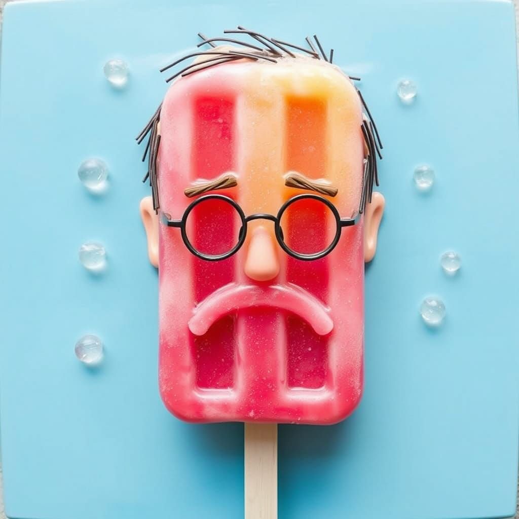 Popsicle Father: An AI-Generated Sculpture