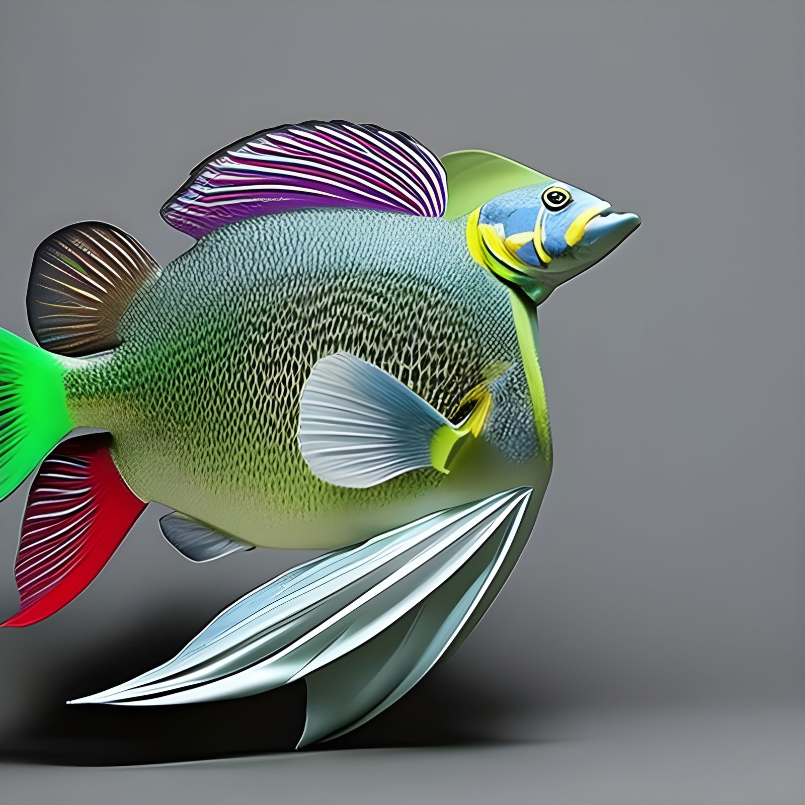 Hyperrealistic Cosmic Scene in Ornate Detail